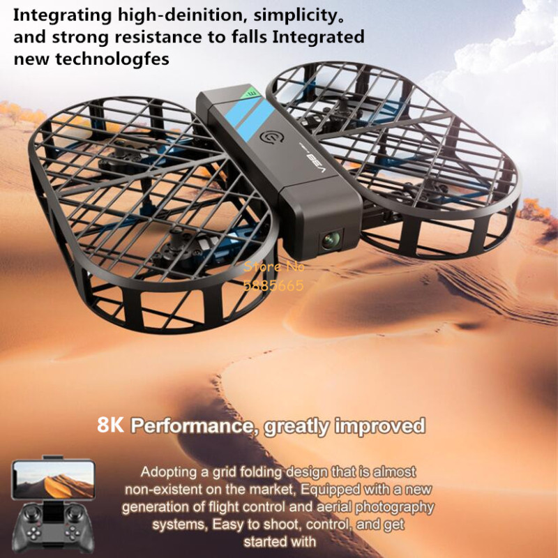 Rc Helicopter Electric - Telecamera HD 8K 360 ° Protezione