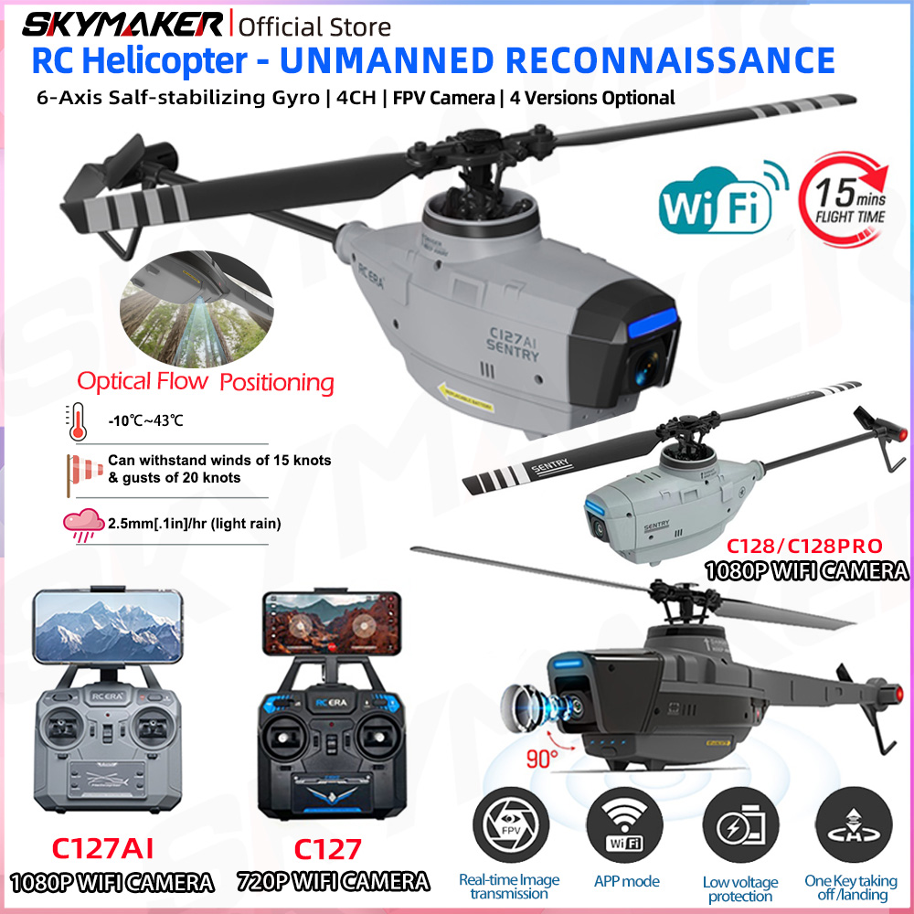 Rc Helicopter Gyro - RC ERA C127AI C127 C128 Elicottero