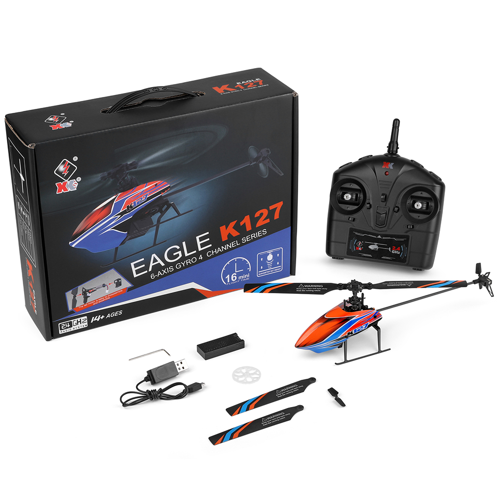 WLtoys XK K127 2.4G 4CH 6-Aixs - Rc Helicopter Large recensione e prezzo