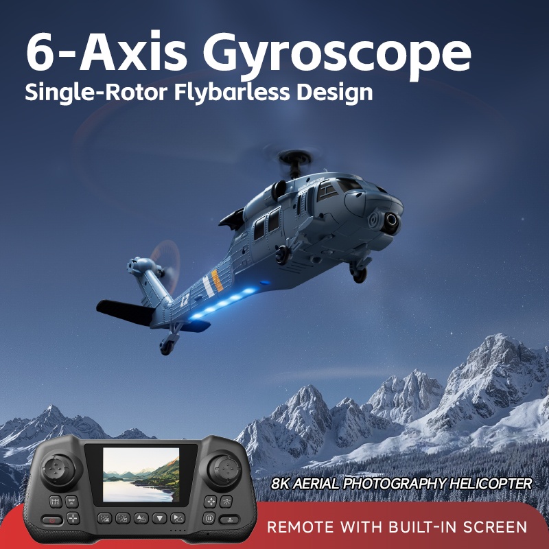 Elicottero RC 8K Flybarless co - Rc Helicopter Large recensione e prezzo